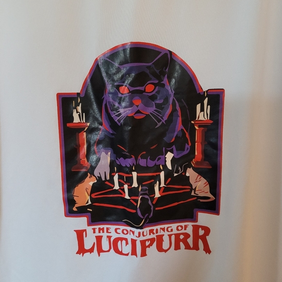 Mens Size M (womens L) creepy goth t shirt. - Picture 2 of 5